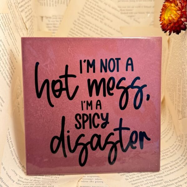 I'm not a hot mess, i'm a spicy disaster.