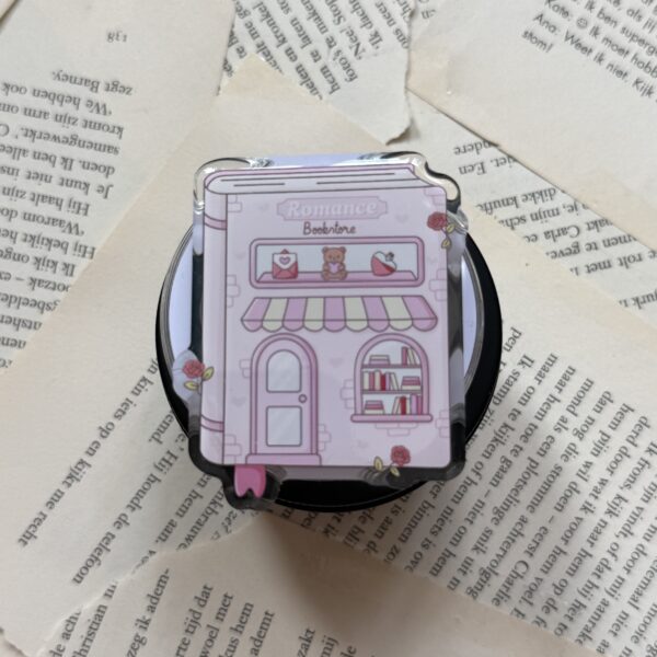 Popsocket Romance bookstore.