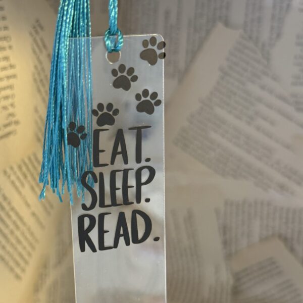 Boekenlegger Eat. Sleep. Read. Cat