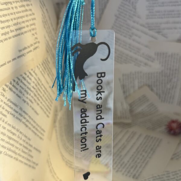 Boekenlegger Cats & Books are my addiction